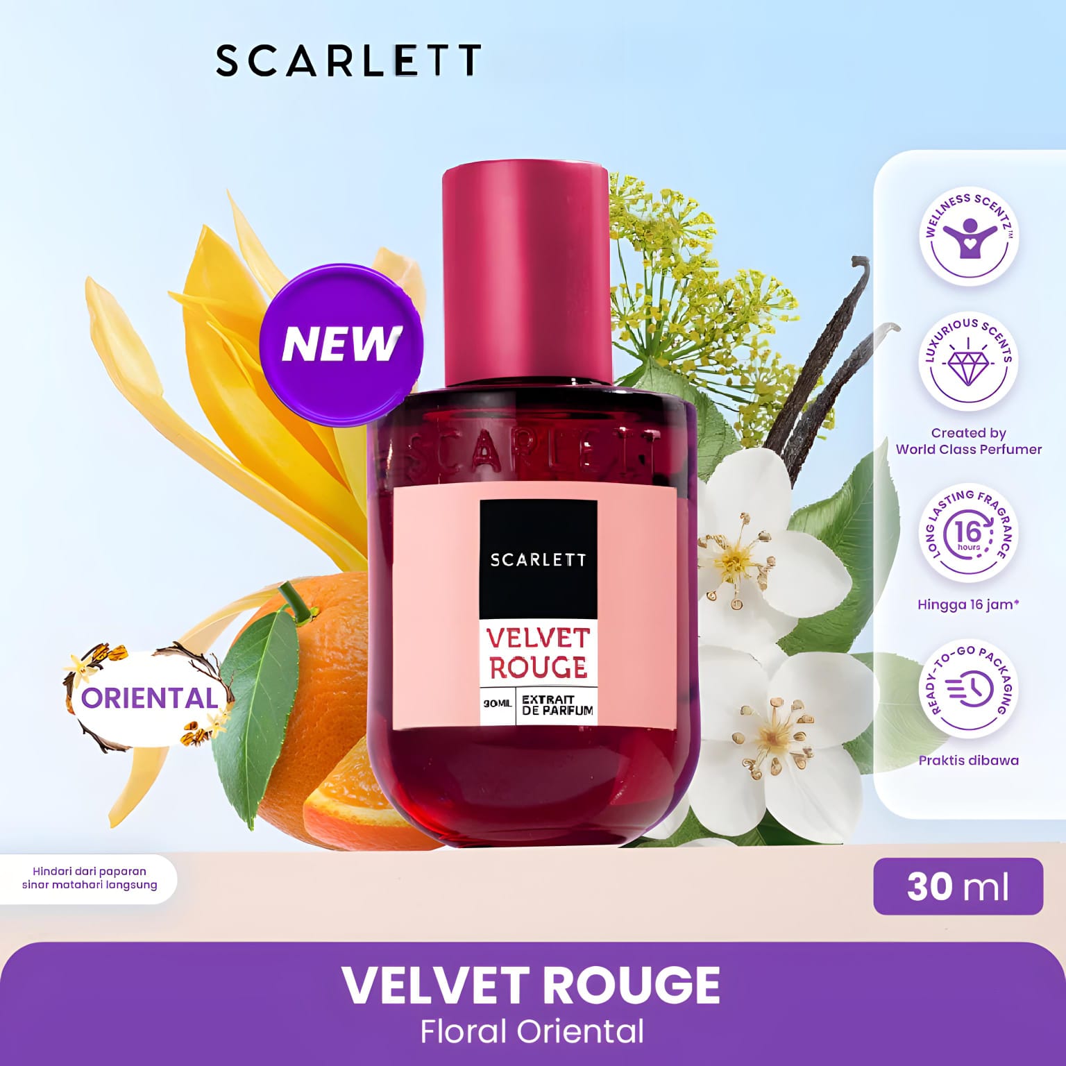 Scarlett Whitening Extrait De Parfum 30ml - Velvet Rouge