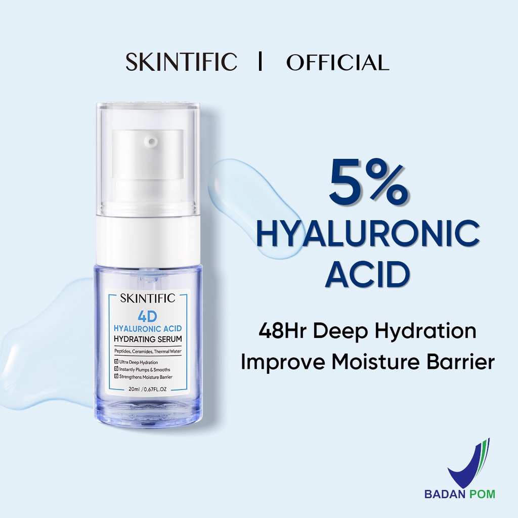 Skintific 4D Hyaluronic Acid Hydrating Serum 20ml