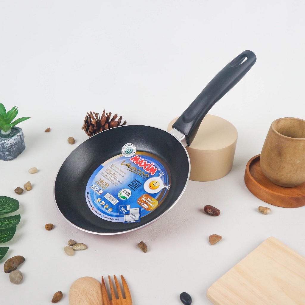 Maspion Maxim Valentino Teflon 18cm (Frypan Anti Lengket) Maspion Maxim Valentino Teflon 18cm (Frypan Anti Lengket)