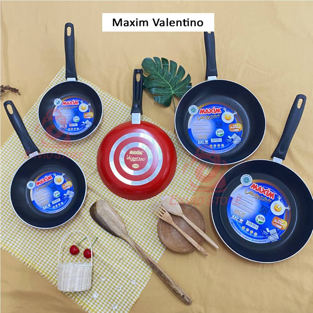 Maspion Maxim Valentino Teflon 18cm (Frypan Anti Lengket) Maspion Maxim Valentino Teflon 18cm (Frypan Anti Lengket)