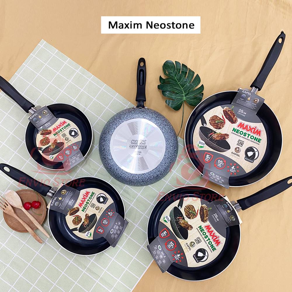 Maspion Maxim Neostone Teflon 28cm (Frypan Anti Lengket) Maspion Maxim Neostone Teflon 28cm (Frypan Anti Lengket)