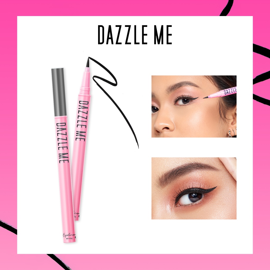 DAZZLE ME Hold On Waterproof Eyeliner 01 Black