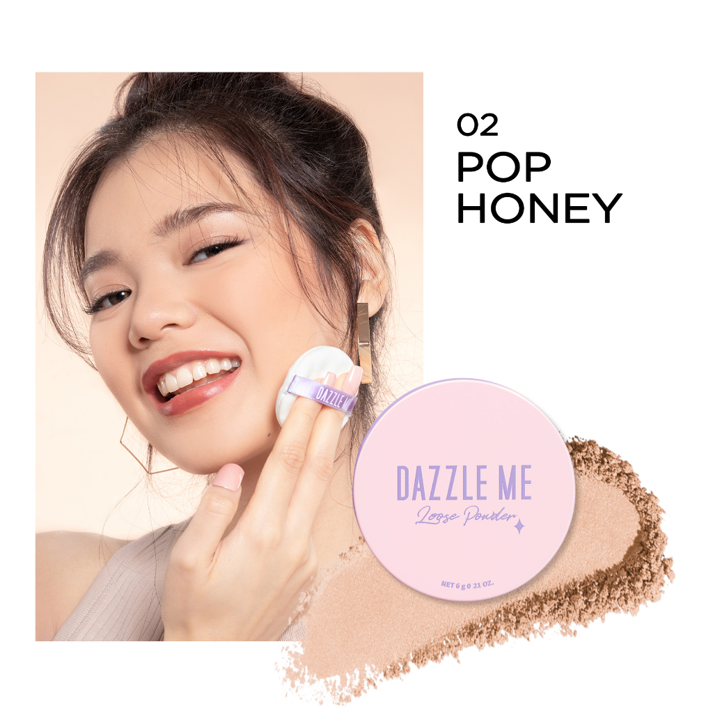 DAZZLE ME Always Setting Loose Powder 02 Pop Honey