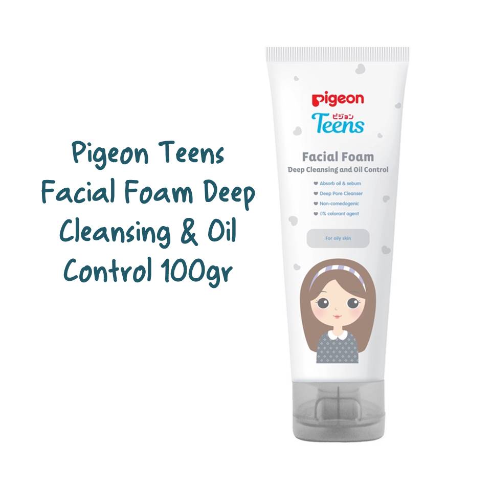 Pigeon Teens Facial Foam 100gr - Deep Cleansing & Oil Control