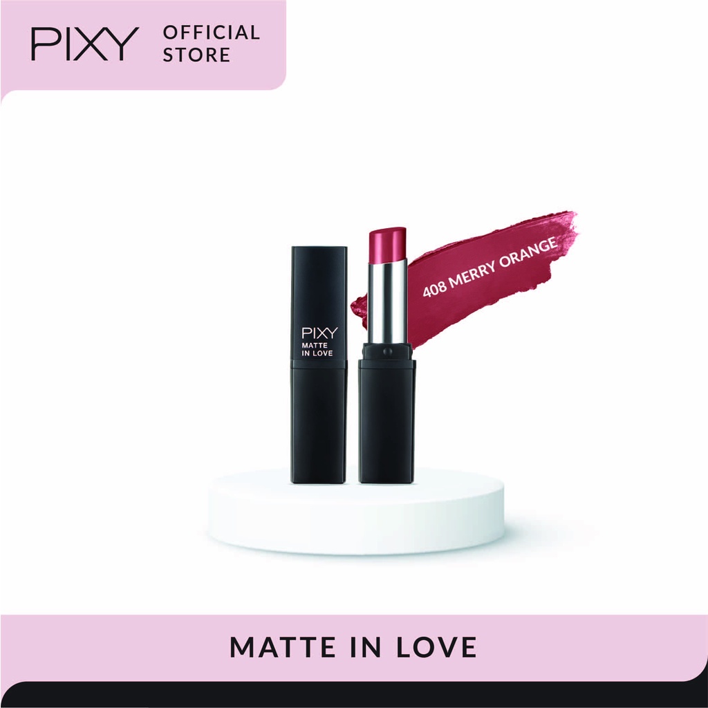Pixy Matte in Love Lipstick 408 Merry Orange
