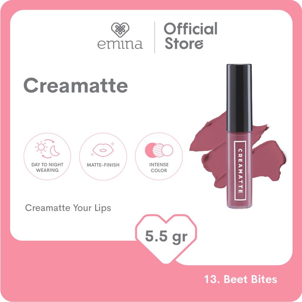 Emina Creamatte Lip Cream - 13 Beet Bites *