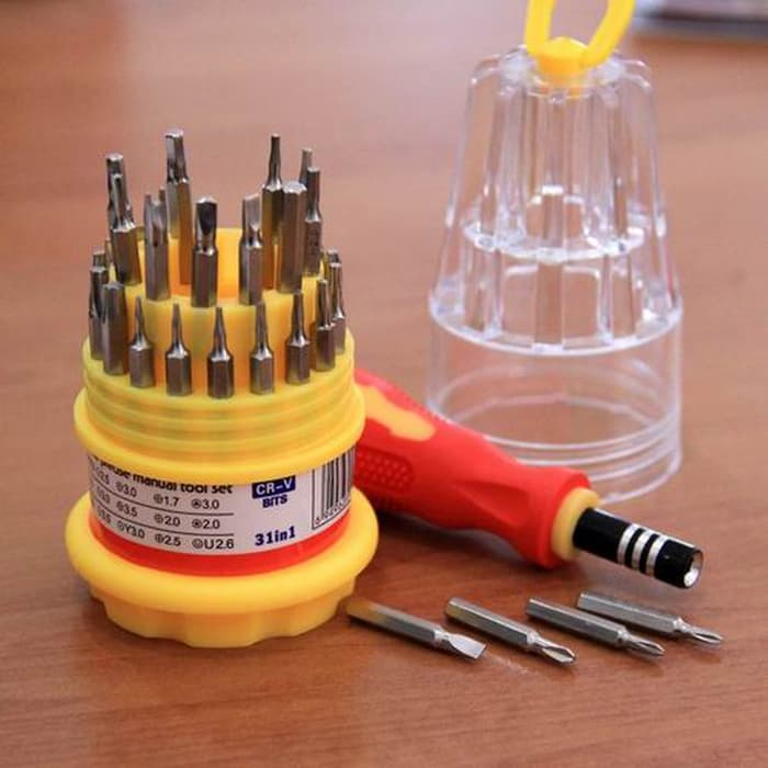 Obeng Set 31in1 Magnet Serbaguna Obeng Set 31in1 Magnet Serbaguna