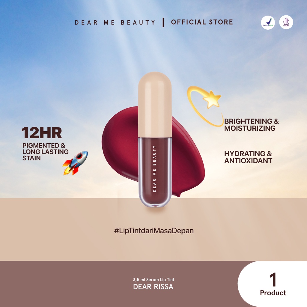 Dear Me Beauty Serum Lip Tint 3,5ml - 05 Dear Rissa