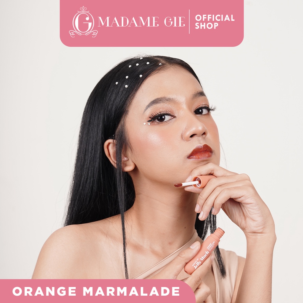 Madame Gie Jelly Much Gel Lip Tint - 02 Orange