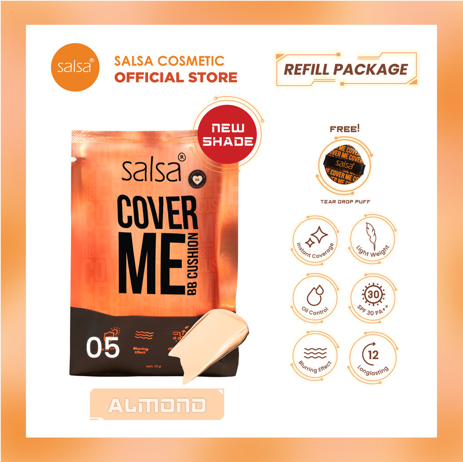 Salsa Cover Me BB Cushion REFILL - Almond
