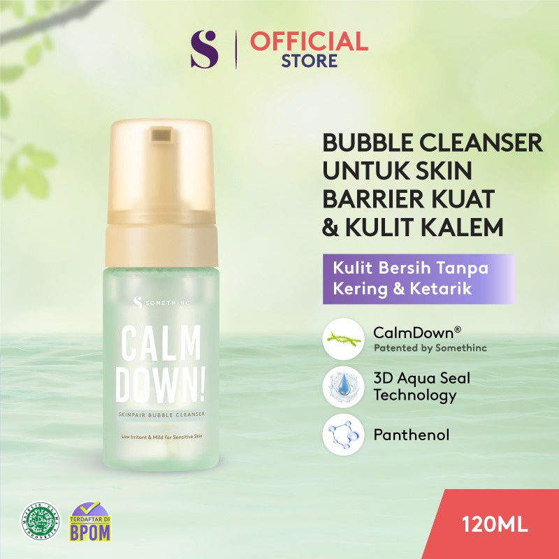 Somethinc Calm Down Skinpair Bubble Cleanser 120ml