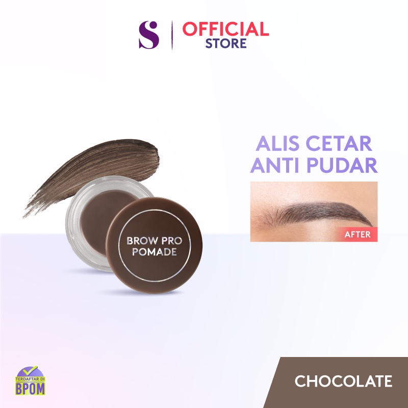 Somethinc Brow Pro Pomade 18Hr Stay - Chocolate