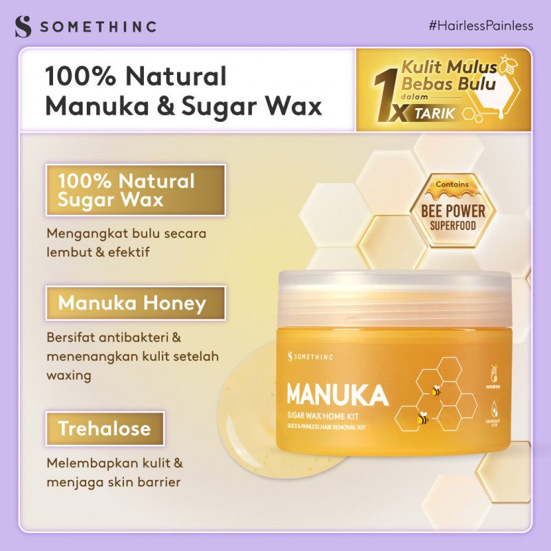 Somethinc Manuka Sugar Wax Home Kit 200gr