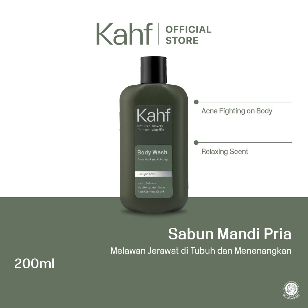 Kahf Body Wash 200ml - Acne Fight and Relaxing