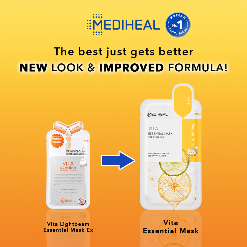 Mediheal Essential Mask - Vita Lightbeam (Kuning)