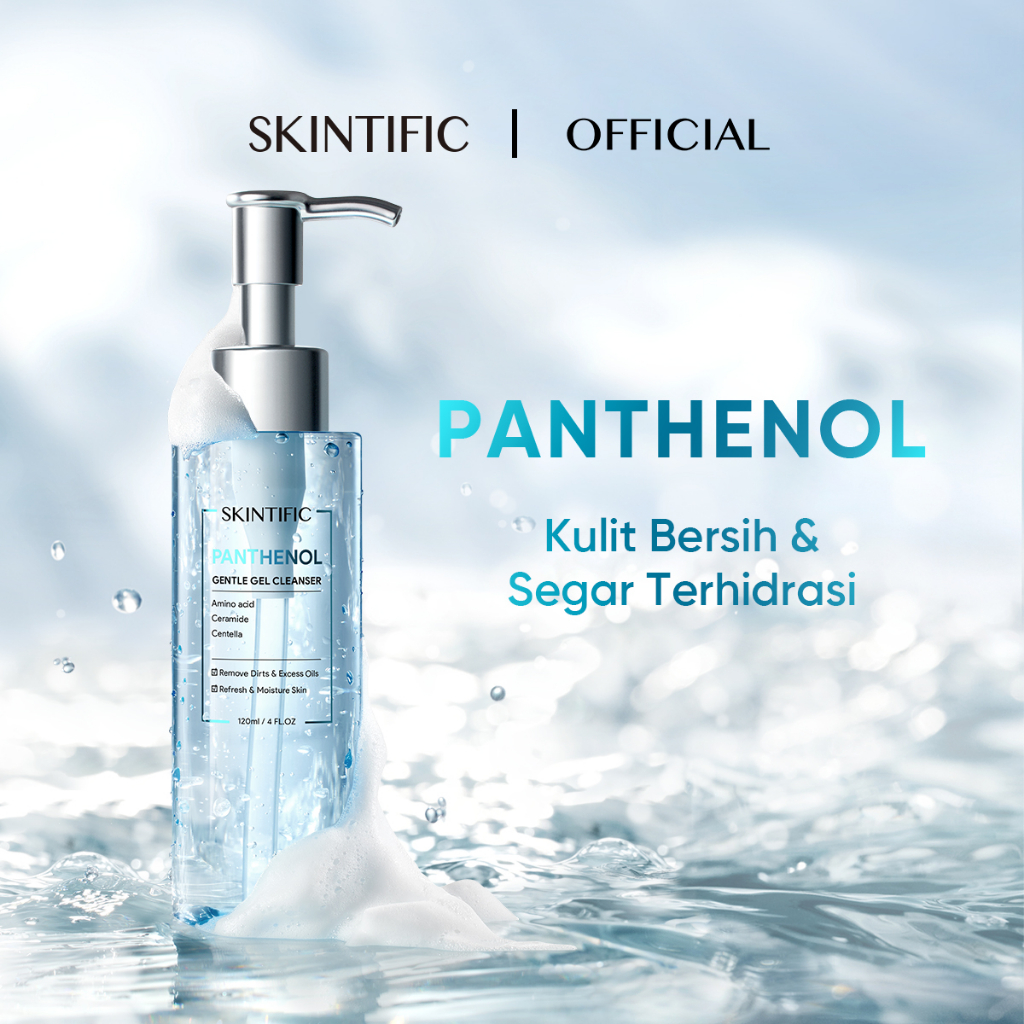 Skintific Panthenol Gentle Gel Cleanser 120ml