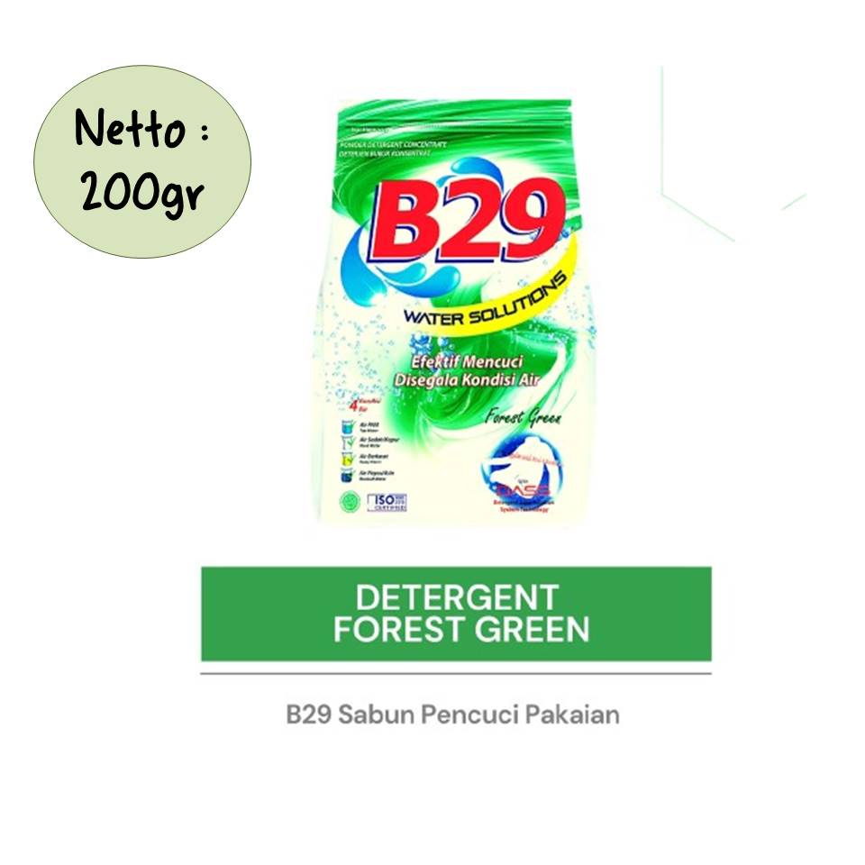 B29 Detergent Bubuk 200gr - Forest Green