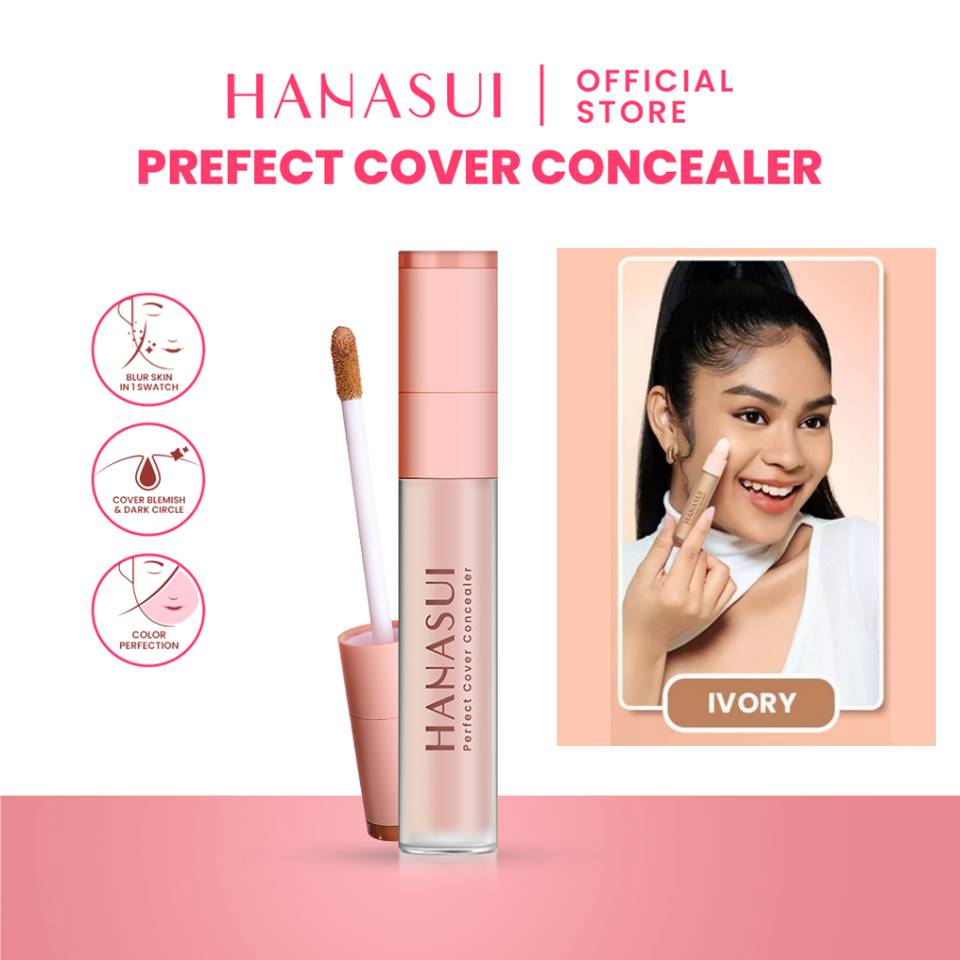 Hanasui Perfect Cover Concealer 4.5gr - 02 Ivory