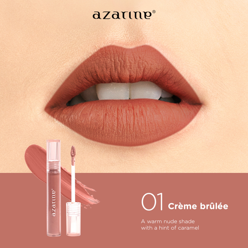 Azarine Velvety Lippie Cream - Crème Brulee 
