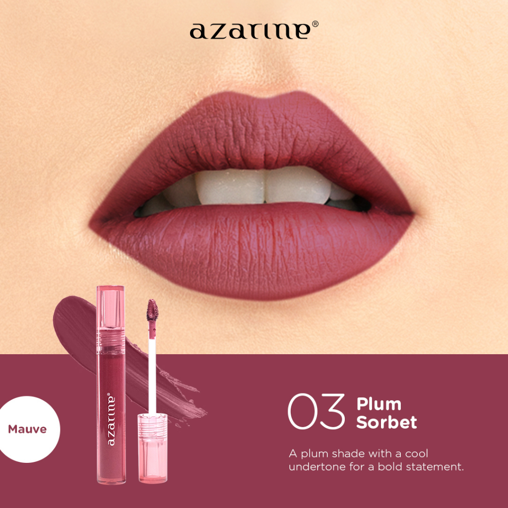Azarine Velvety Lippie Cream - Plum Sorbet