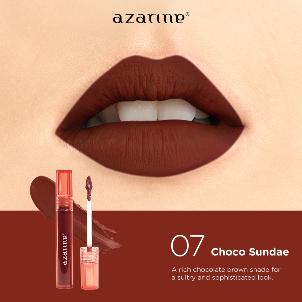 Azarine Velvety Lippie Cream - Choco Sundae Azarine Velvety Lippie Cream - Choco Sundae