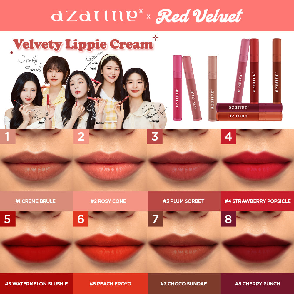 Azarine Velvety Lippie Cream - Choco Sundae Azarine Velvety Lippie Cream - Choco Sundae
