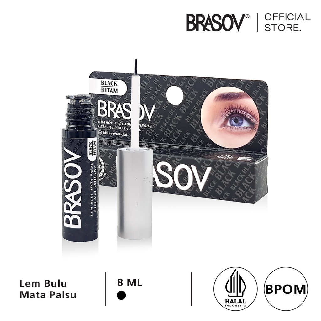 Brasov Lem Bulu Mata - Hitam