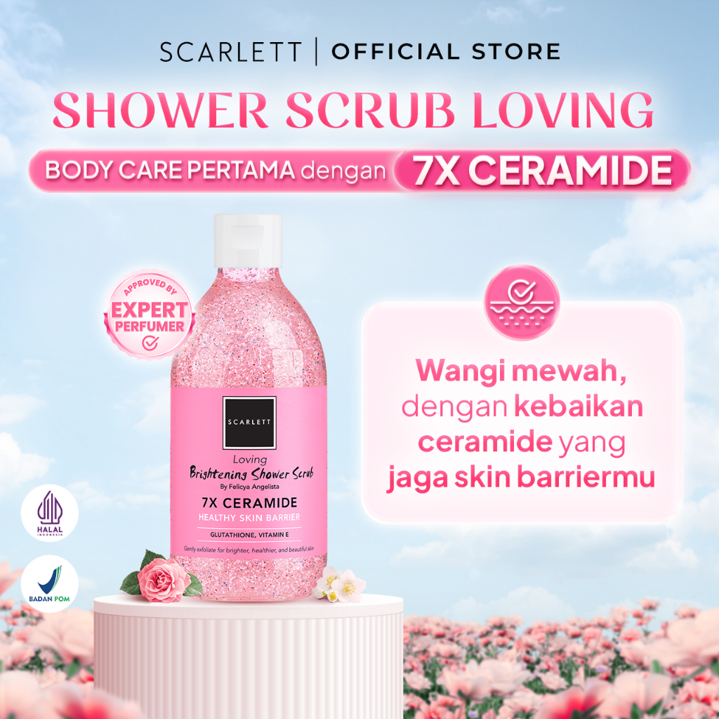 SCARLETT Brightening Shower Scrub Loving 300ml