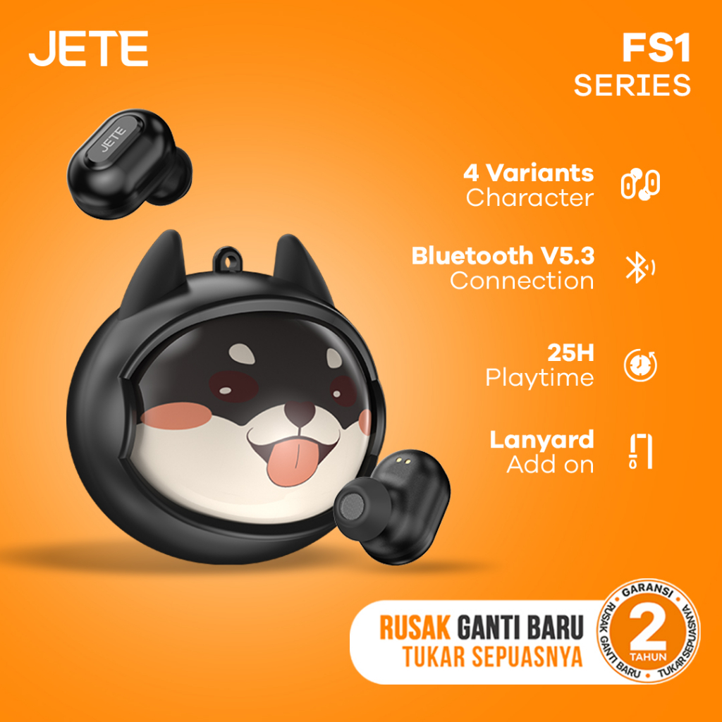JETE Handsfree Bluetooth TWS Character - FS1