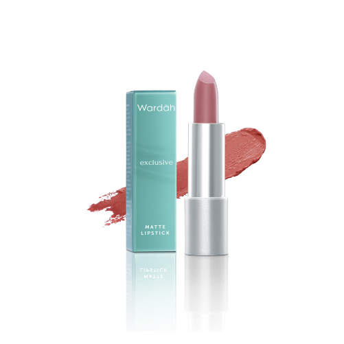 Wardah Exclusive Matte Lipstick 18 Rosy Pink *