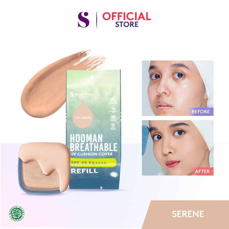Somethinc Hooman Breathable UV Cushion SPF35 PA++++ REFILL - Serene (Cushion Matte)