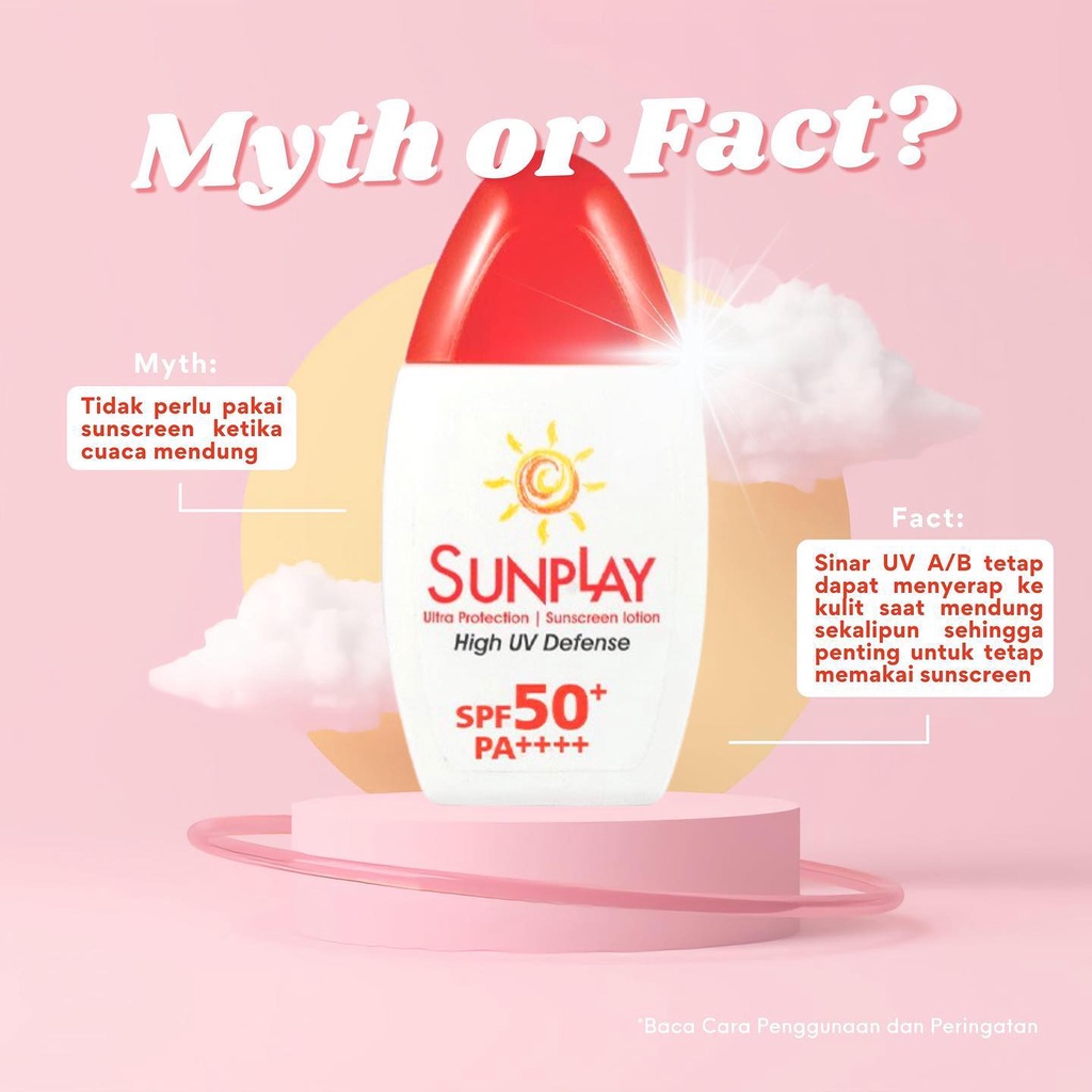 Sunplay Sunscreen Lotion High UV Defense SPF50+ PA++++ 30gr - Ultra Protection (Merah) Sunplay Sunscreen Lotion High UV Defense SPF50+ PA++++ 30gr - Ultra Protection (Merah)