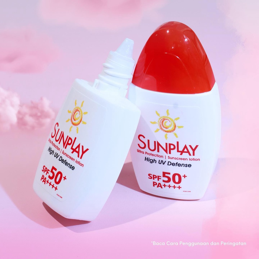 Sunplay Sunscreen Lotion High UV Defense SPF50+ PA++++ 30gr - Ultra Protection (Merah) Sunplay Sunscreen Lotion High UV Defense SPF50+ PA++++ 30gr - Ultra Protection (Merah)