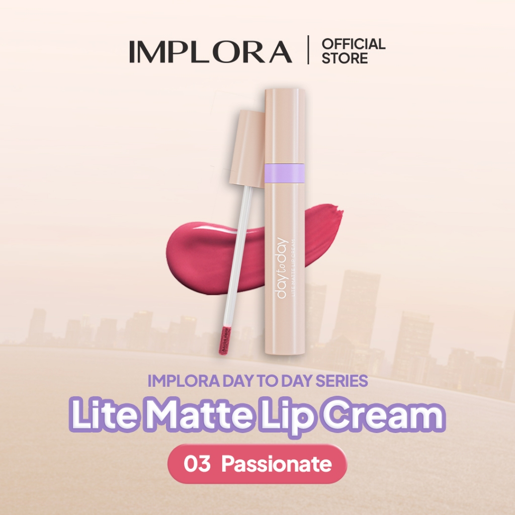 Implora Day to Day Series Lite Matte Lip Cream - 03 Passionate
