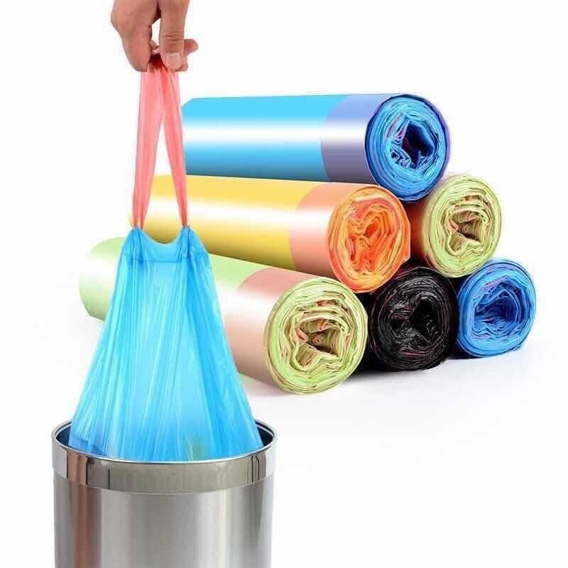 Kantong Plastik Sampah +Tali (1Roll 15plastik) Kantong Plastik Sampah +Tali (1Roll 15plastik)