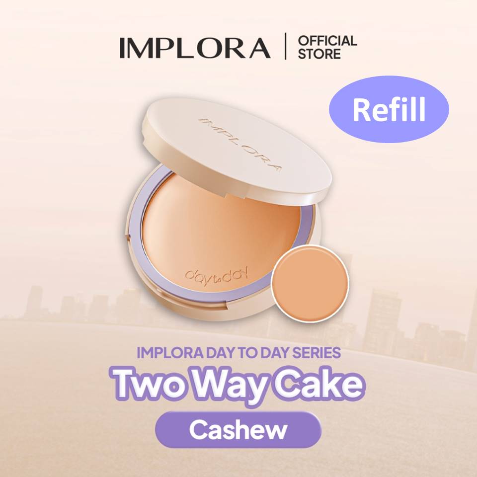 Implora Day to Day Series Two Way Cake REFILL - 03 Cashew