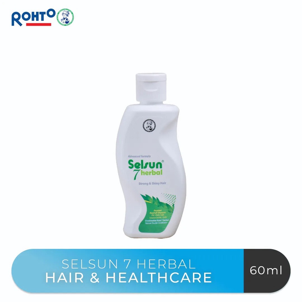 Selsun 7 Herbal Premium Dandruff Shampoo 60ml - Strong & Shiny Hair Selsun 7 Herbal Premium Dandruff Shampoo 60ml - Strong & Shiny Hair