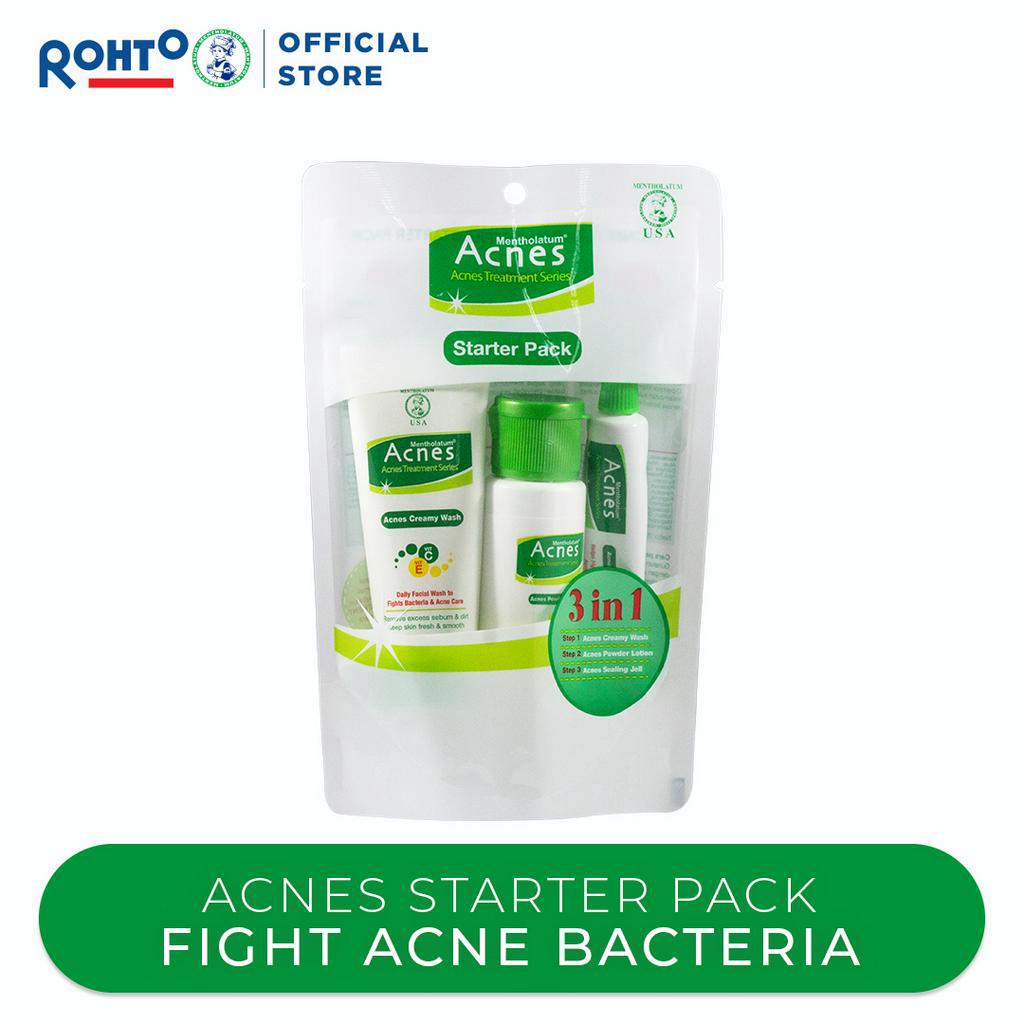 Acnes Treatment Series Starter Pack 3in1 - Paket Perawatan Jerawat