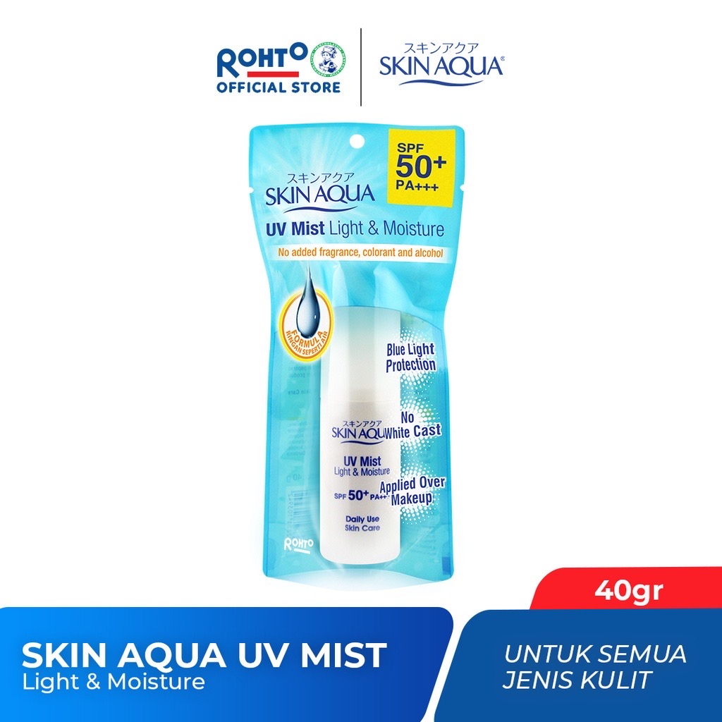 Skin Aqua UV Mist Light & Moisture SPF50+ PA+++ 40gr Skin Aqua UV Mist Light & Moisture SPF50+ PA+++ 40gr
