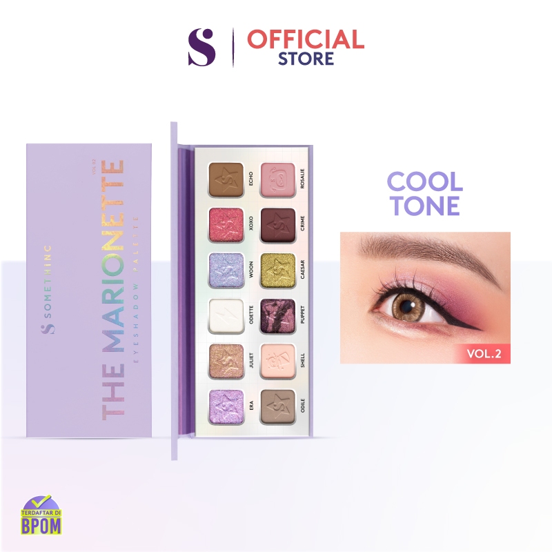 Somethinc The Marionette Eyeshadow Pallete - Vol 02 (Ungu)