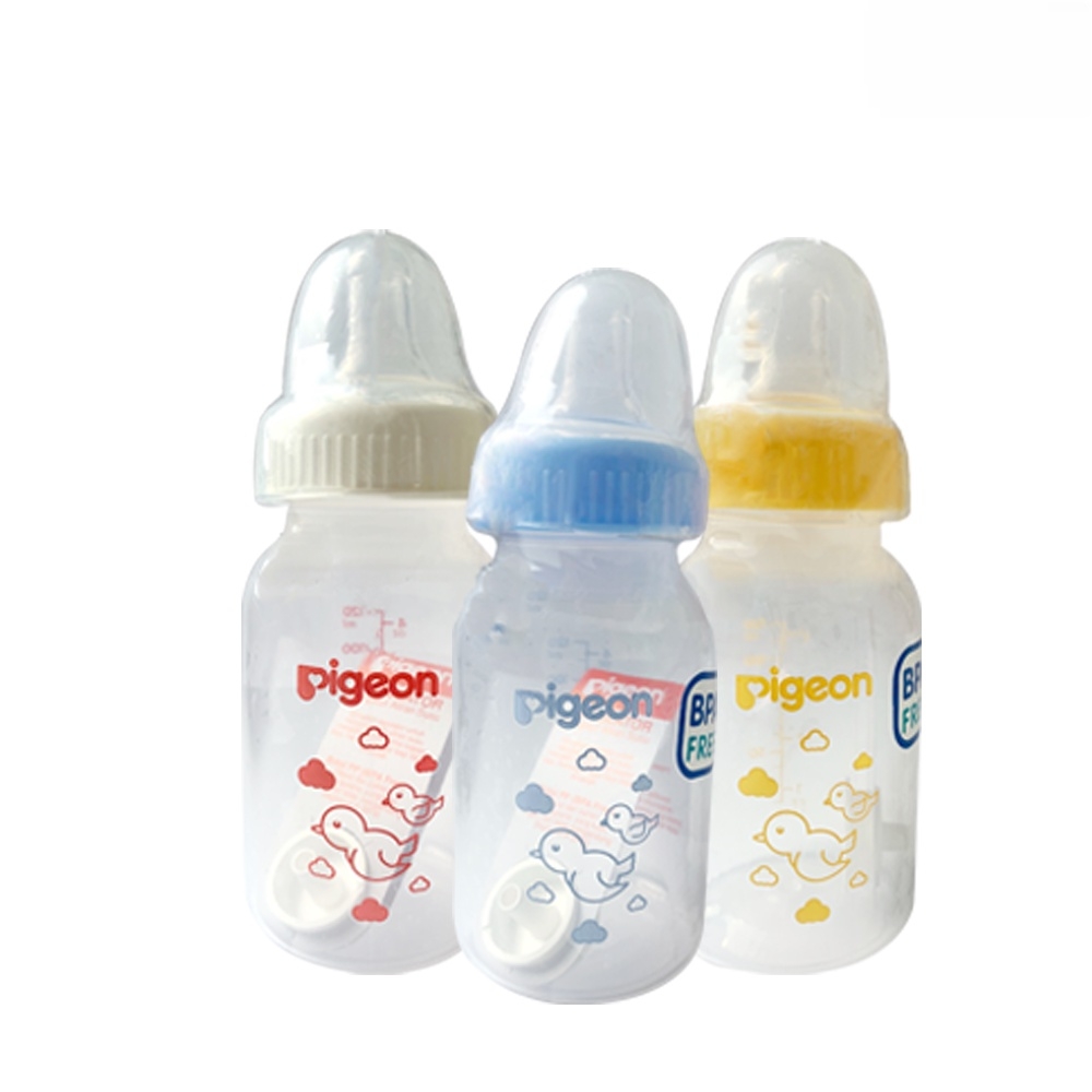 Pigeon Baby Bottle - Standart Assorted 120ml Pack Plastik (Botol Susu Bayi)