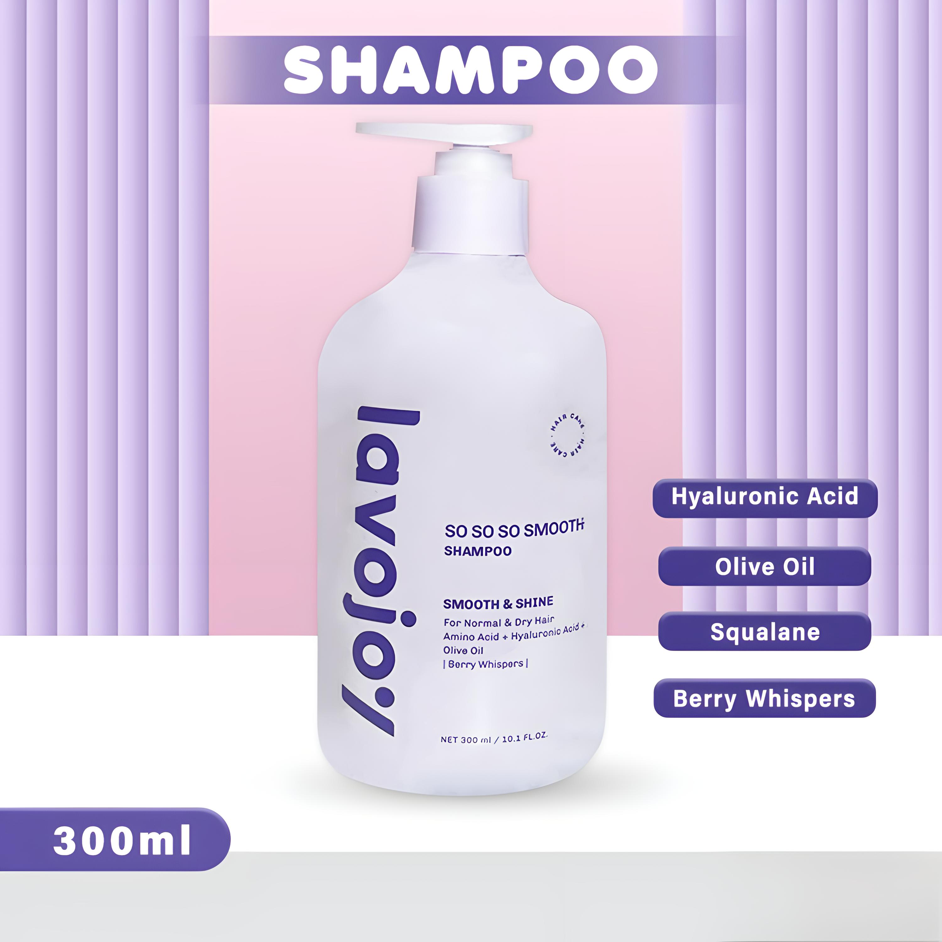 Lavojoy So So So Smooth Shampoo 300ml - Smooth & Shine (Berry Whispers)