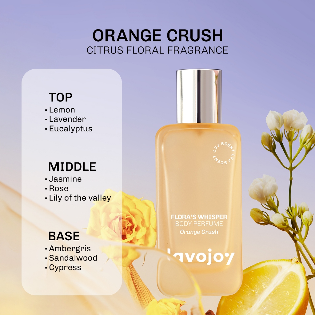 Lavojoy Flora's Whisper Body Perfume 45ml - Orange Crush