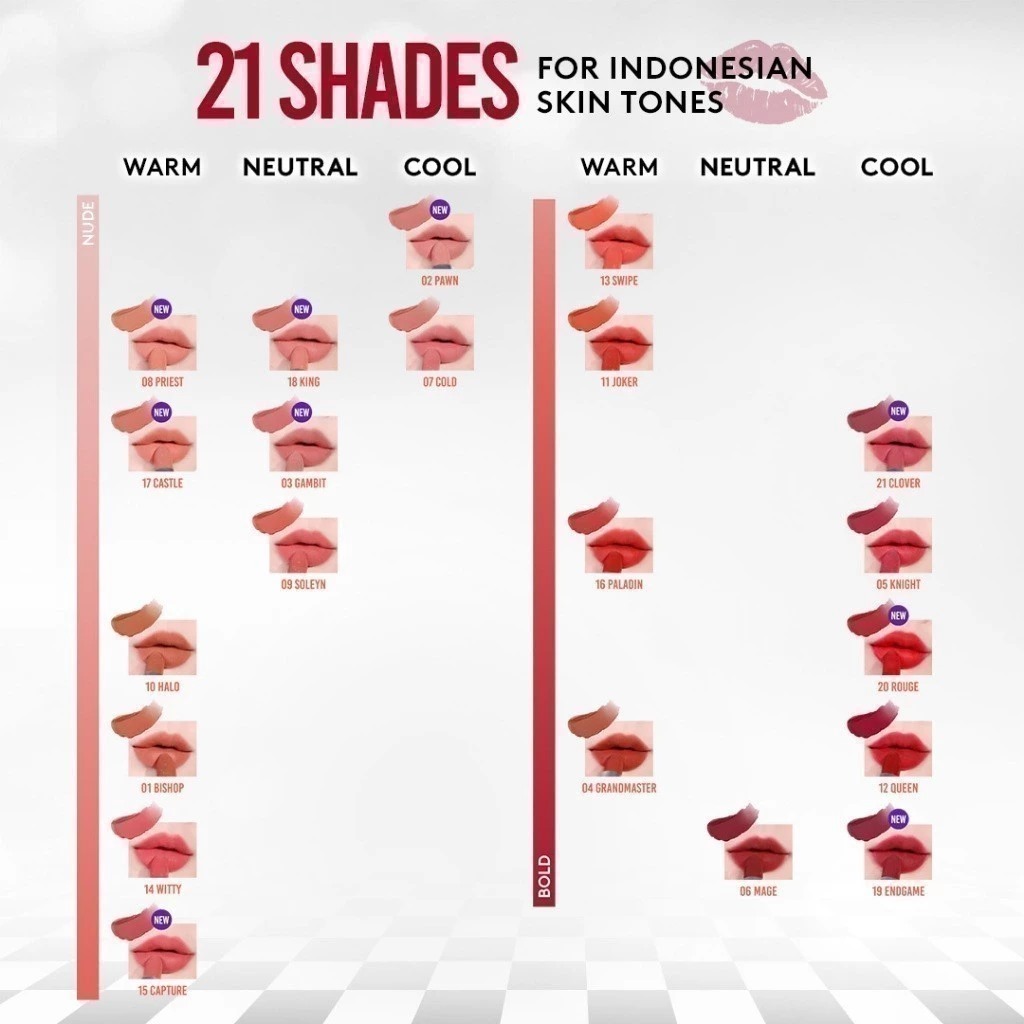 Somethinc Checkmatte Transferproof Lipstick 3.8gr - 21 Clover Somethinc Checkmatte Transferproof Lipstick 3.8gr - 21 Clover