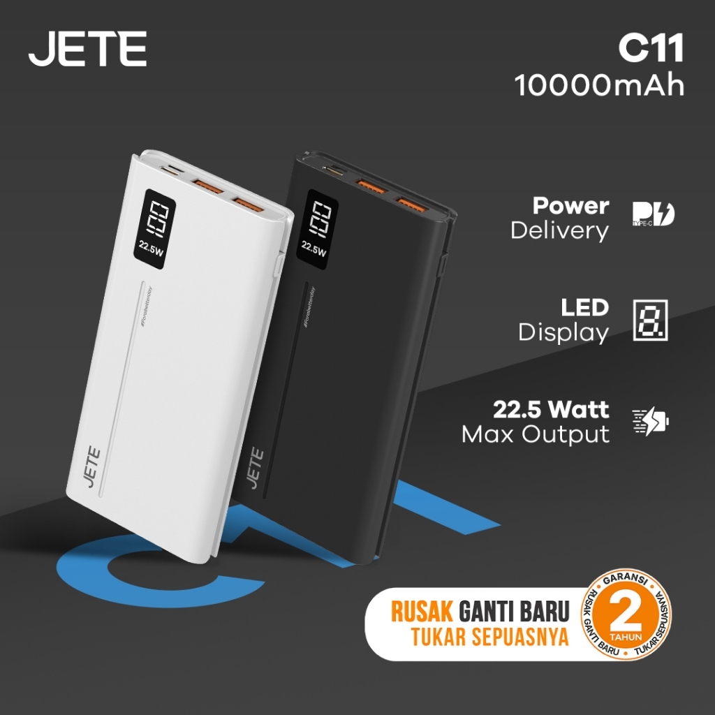 JETE Powerbank - C11 Series 10000 mAh