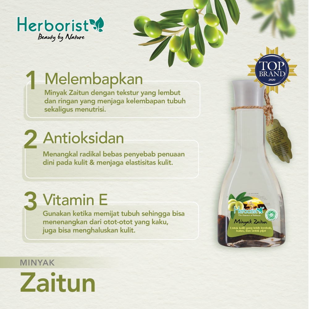 Herborist Minyak Zaitun Olive Oil 150ml Herborist Minyak Zaitun Olive Oil 150ml