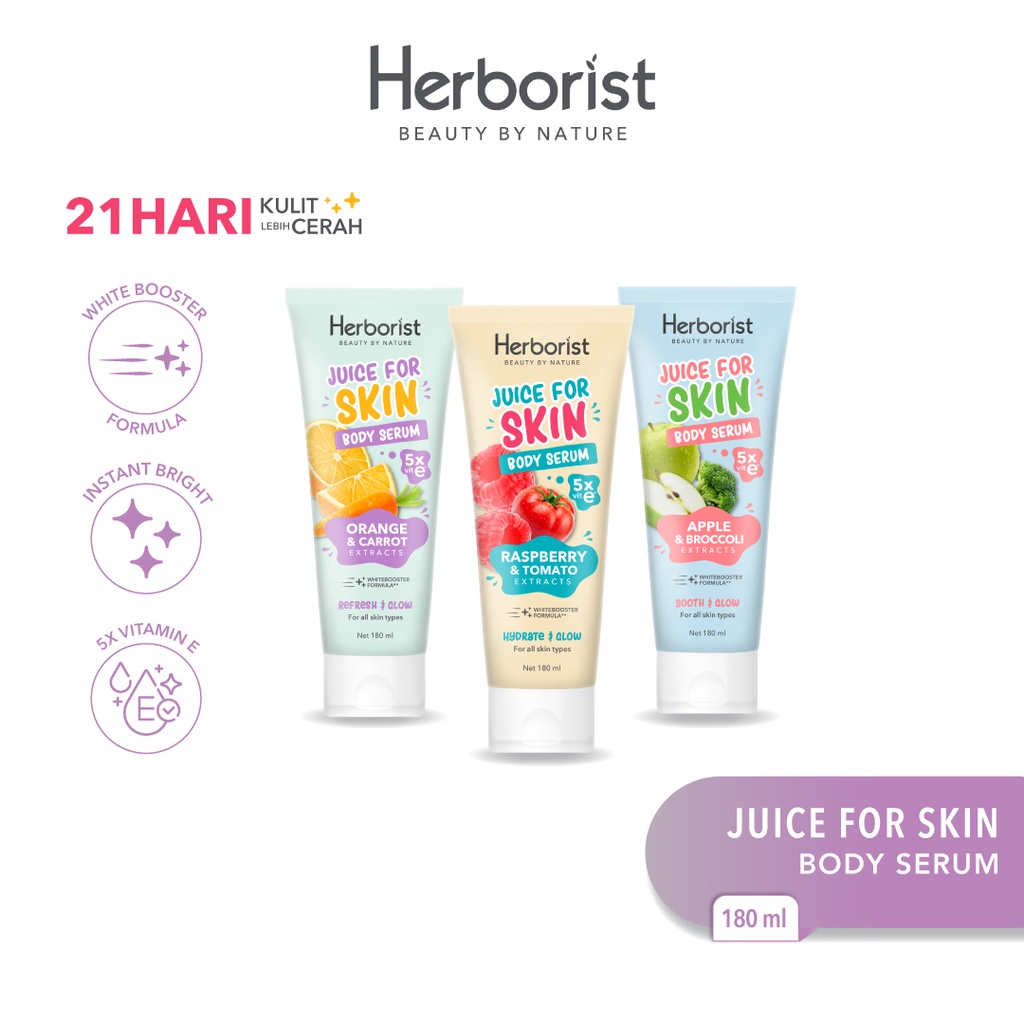 Herborist Juice For Skin Body Serum 180ml - Orange & Carrot (Refresh & Glow) Herborist Juice For Skin Body Serum 180ml - Orange & Carrot (Refresh & Glow)