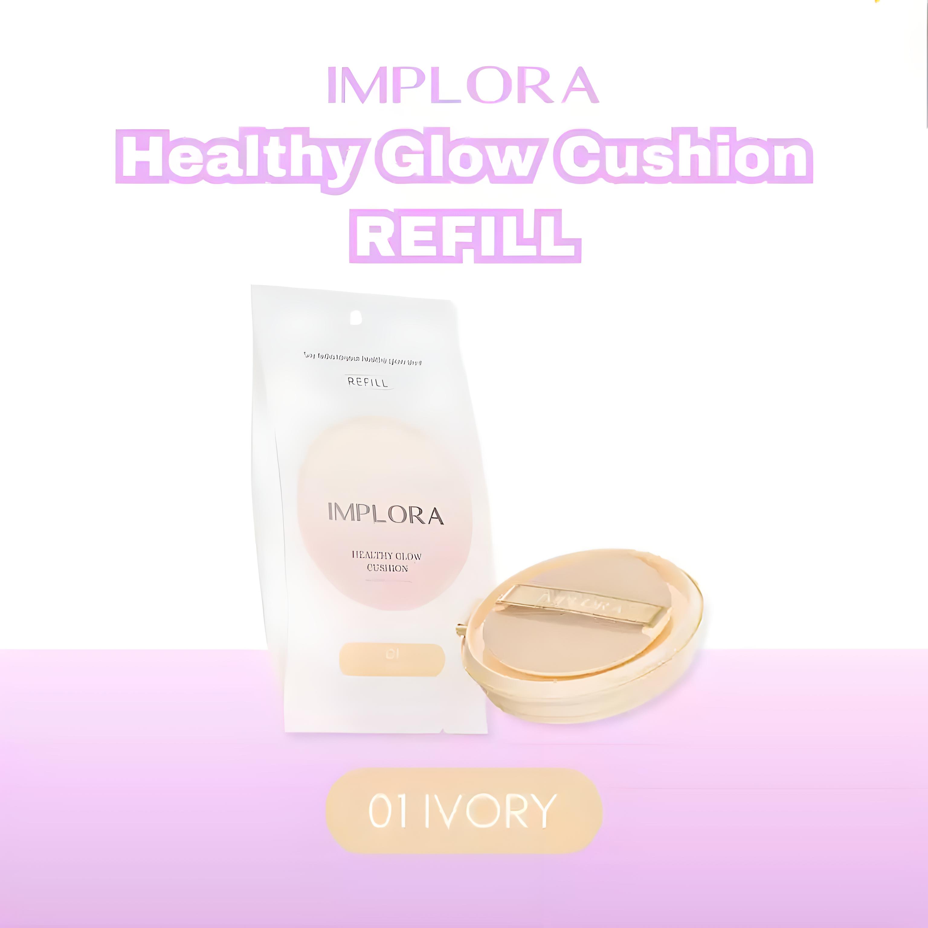 Implora Healthy Glow Cushion REFILL - 01 Ivory
