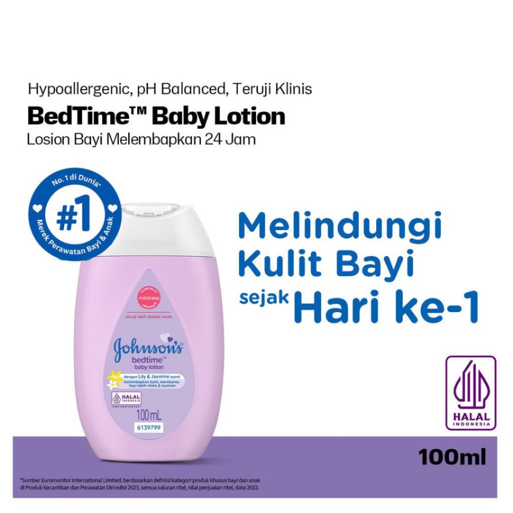 Johnsons Baby Lotion 100ml - Bedtime