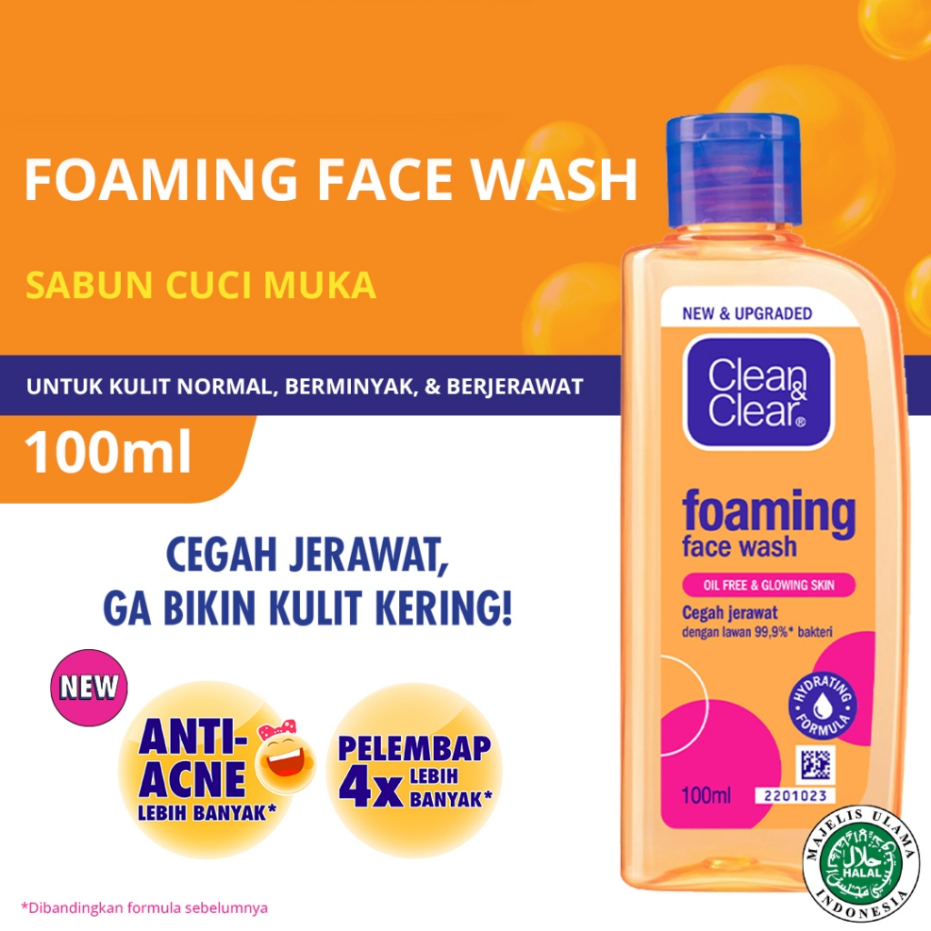 Clean & Clear Foaming Face Wash 100ml